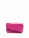 JACQUEMUS JACQUEMUS WOMEN'S FUCHSIA LEATHER SHOULDER BAG,213BA08213300450 UNI