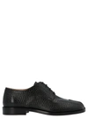 Maison Margiela Tabi Lace Ups In Black