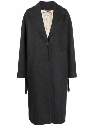 Golden Goose Dark Grey Bertina Single-breasted Coat