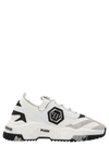 Philipp Plein Predator Vegan Trainer Leather Sneakers In White