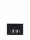 AMIRI AMIRI MEN'S BLACK LEATHER CARD HOLDER,MAW007001BLACK UNI
