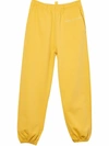 Marc Jacobs Jogging Pants With Embroidered Logo In Yellow