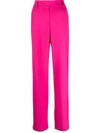 Ambush High-waisted Tailored Trousers In Fuchsia