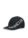 Moncler Diagonal Logo-print Baseball Cap In Light Blue