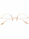 DIOR DIOR WOMEN'S GOLD METAL GLASSES,STELLAIREO12DDB 54