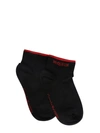 Alexander Mcqueen Embroidered-logo Socks In Black