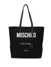 MOSCHINO MOSCHINO MEN'S BLACK POLYESTER BRIEFCASE,A742382012555 UNI