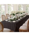 Elrene Elegance Plaid 60" X 144" Oblong Tablecloth In Black