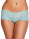 Cosabella Allure Lace Boyshorts In Blue Capri