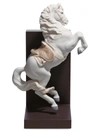 Lladrò Porcelain Horse On Courbette Figurine