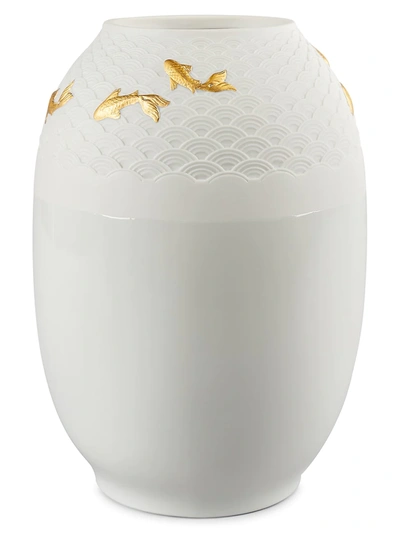 Lladrò Porcelain Koi Vase