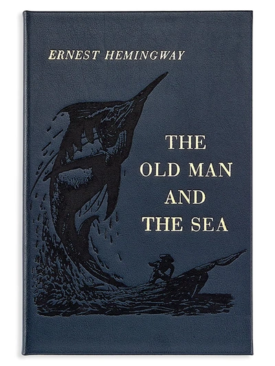 Graphic Image The Old Man And The Sea In Blue