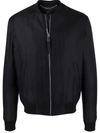 Billionaire Animalier-print Bomber Jacket In Schwarz