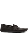 Tod's Nuovo Gommino Driver Loafers In Braun