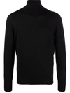 DELL'OGLIO ROLL-NECK MERINO JUMPER