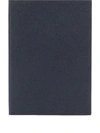 Smythson Soho Logo-print Notebook In Blue