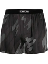TOM FORD CAMOFLAUGE SILK BOXERS