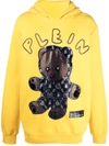 PHILIPP PLEIN TEDDY BEAR-PRINT HOODIE