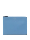 SMYTHSON PANAMA GRAINED LEATHER POUCH