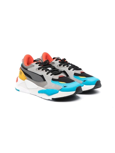 Puma Teen Rs-z Colour-block Trainers In Blue