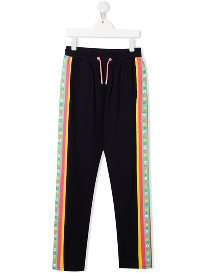Marc Jacobs Teen Side Stripe Detail Track Trousers In Blue