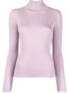 PATRIZIA PEPE LONG-SLEEVE KNITTED TOP