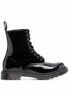 Dr. Martens Leather Ankle Boots In Black