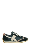 Tory Burch Hank Sneakers In Green Canvas In Green