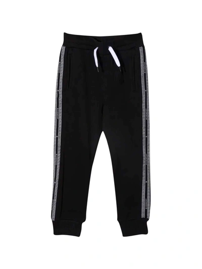 Givenchy Kids' Black Jogger Pants In Nero