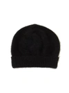 ROBERTO COLLINA RIBBED BEANIE,F30251 F3009NERO