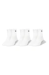 Pair Of Thieves 3-pack Blackout Whiteout Ankle Socks In White/black