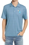 CHUBBIES THE FIRED UP STRIPE T-REX GRAPHIC POLO,582213-02