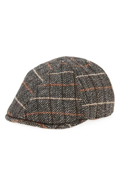 Nordstrom Driving Cap In Black Combo