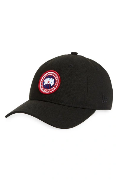 Canada Goose Arctic Disc Baseball Cap In Black