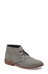 Johnston & Murphy Gregory Chukka Boot In Dark Gray English Waxed Suede