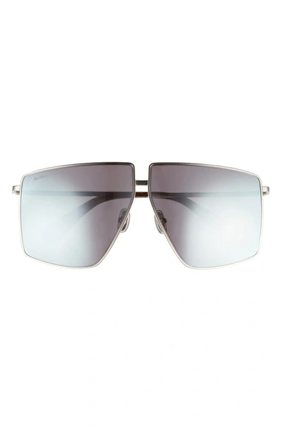 Max Mara 64mm Gradient Oversize Geometric Sunglasses In Gry/ Smk