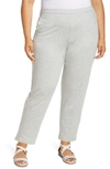 Eileen Fisher Slouch Fleece Ankle Pants In Dark Pearl