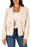 Kut From The Kloth Jana Open Front Cardigan In Oatmeal