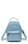 Herschel Supply Co Nova Crossbody Backpack In Light Denim Crosshatch