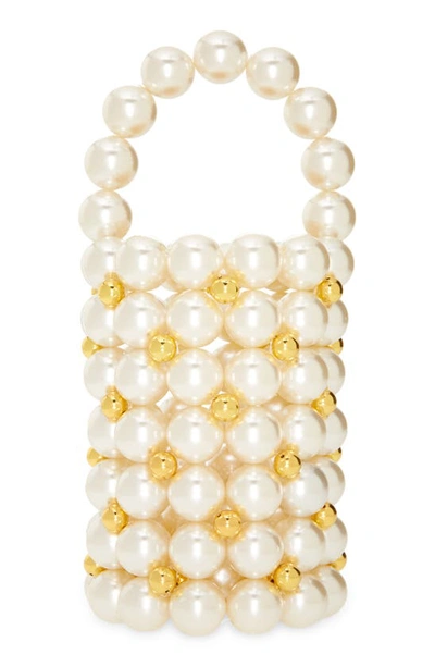 Vanina The Comino Handbag In Pearl