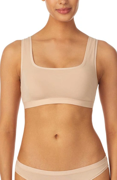 Dkny Stretch Modal Pullover Bralette In Cashmere