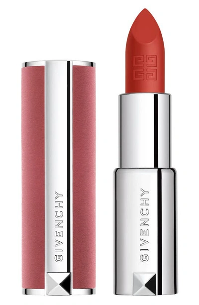 Givenchy Le Rouge Sheer Velvet Matte Lipstick 32 Rouge Brique 0.12 oz/ 3.4 G In Red