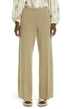 Lafayette 148 Cashmere & Silk Blend Pants In Natural Pistachio Melange