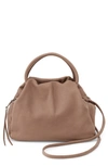 Hobo Darling Leather Crossbody Bag In Taupe