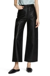 Proenza Schouler White Label Women's Straight-leg Leather Pants In Black