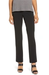 Ming Wang Pull-on Crepe Pants In Black