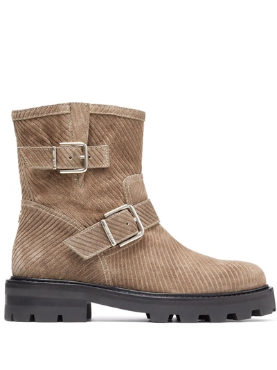 Jimmy Choo Youth Ii Ankle-length Boots In Brown