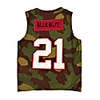 Quillattire Camouflage Military Varsity Waist Coat In Waist