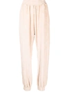 Philipp Plein Monogram Elasticated-waist Joggers In Neutrals