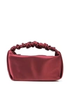 ALEXANDER WANG SCRUNCHIE SATIN MINI BAG